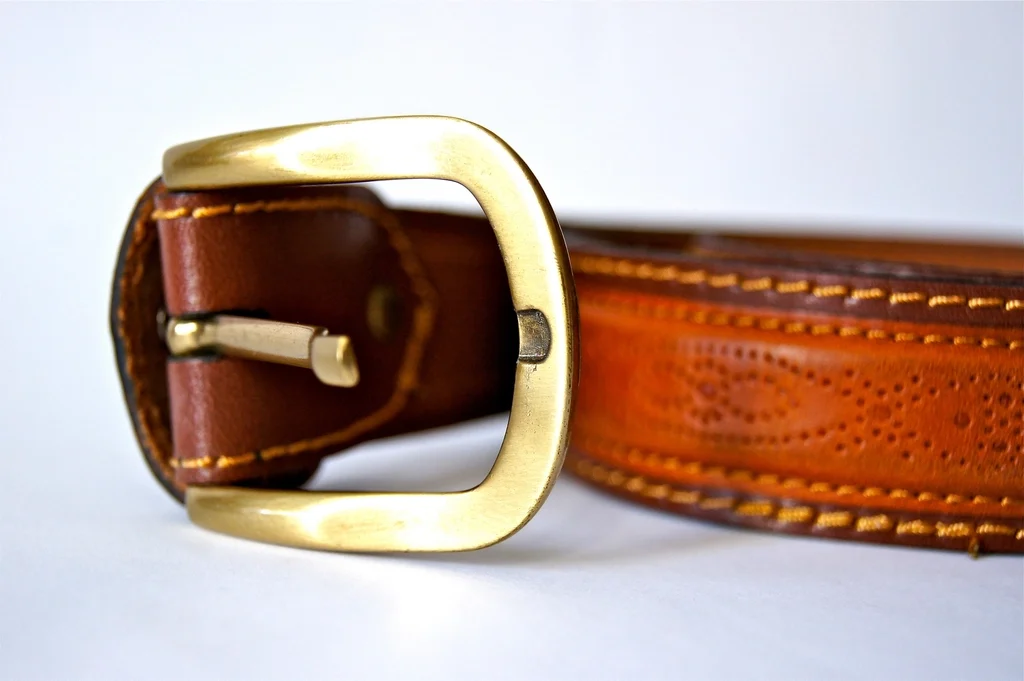 Ceinture en cuir tanné végétal Bastide